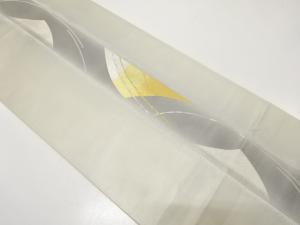 アンティーク　抽象模様織り出し袋帯（材料）